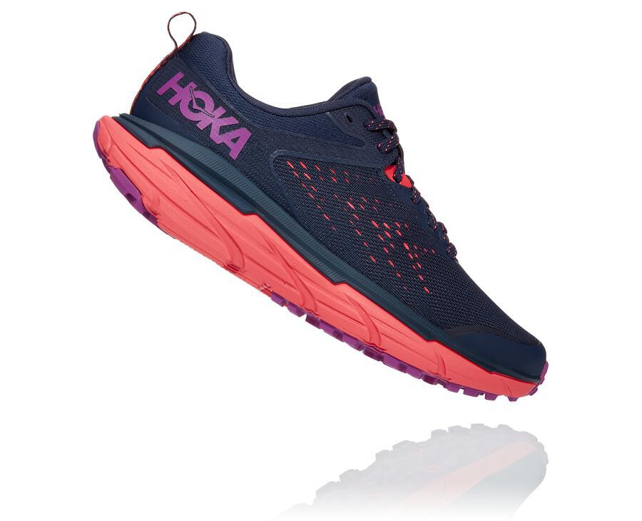 Tenis Trail Hoka One One Feminino Azul Marinho - Challenger Atr 6 - 569-SVPXHA